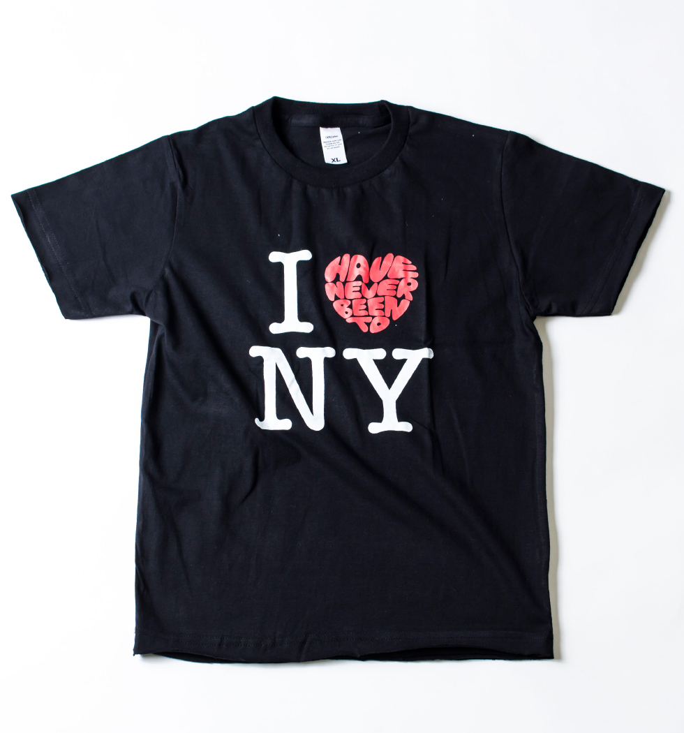 キッズ プリントTシャツ I LOVE (Have Never Been To) NY ボーイズ/ガールズ/半袖/子ども/ジュニア/子供服 gpk-0004