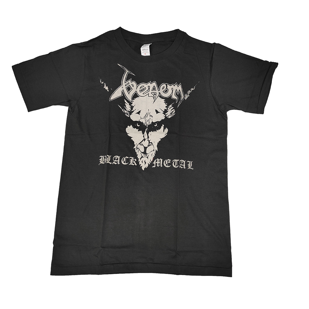 ヴィンテージ風 ロックTシャツ Venom－Black Metal ヴェノム ブラックメタル brt-0325