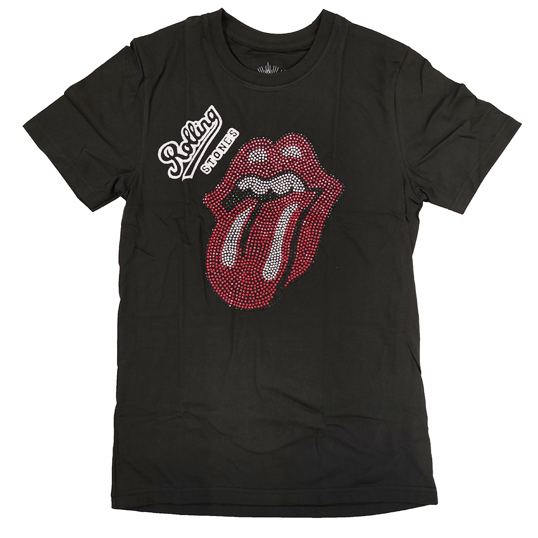 ラインストーン ロックTシャツ The Rolling Stones2 ザ・ローリング・ストーンズ2 rst-0005