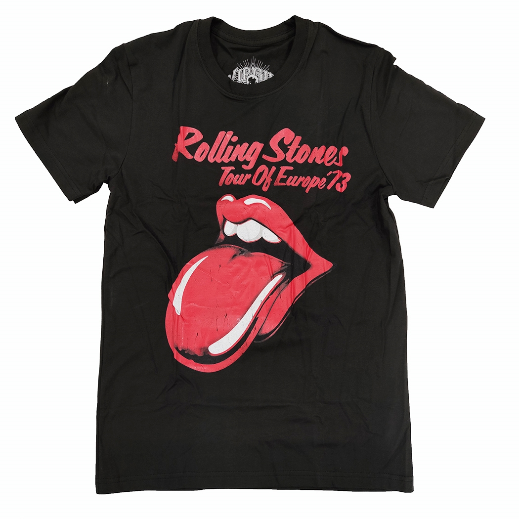 ラインストーン ロックTシャツ The Rolling Stones Tour of Europe'73