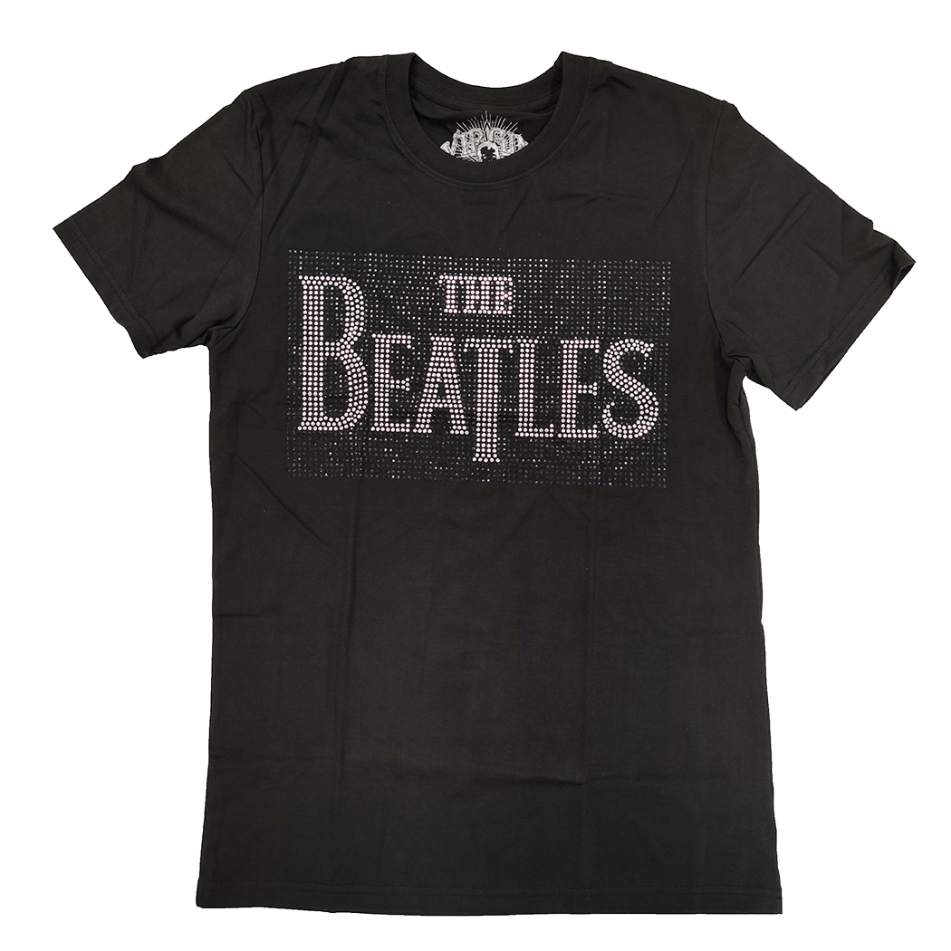 ラインストーン ロックTシャツ The Beatles ザ・ビートルズ rst-0031