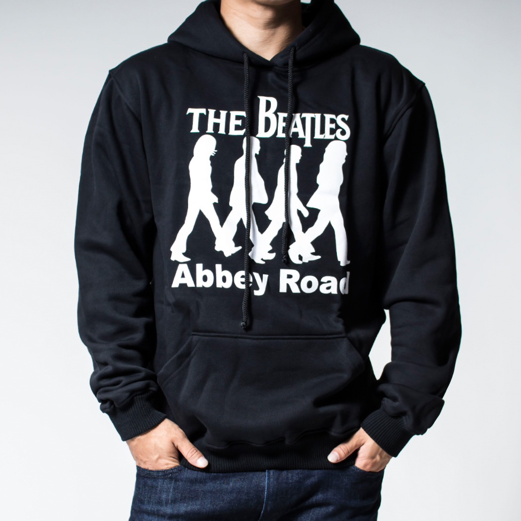 プルオーバー ロックパーカー The Beatles ビートルズ Abbey Road 裏起毛/フード/パーカー/メンズ agp-0025