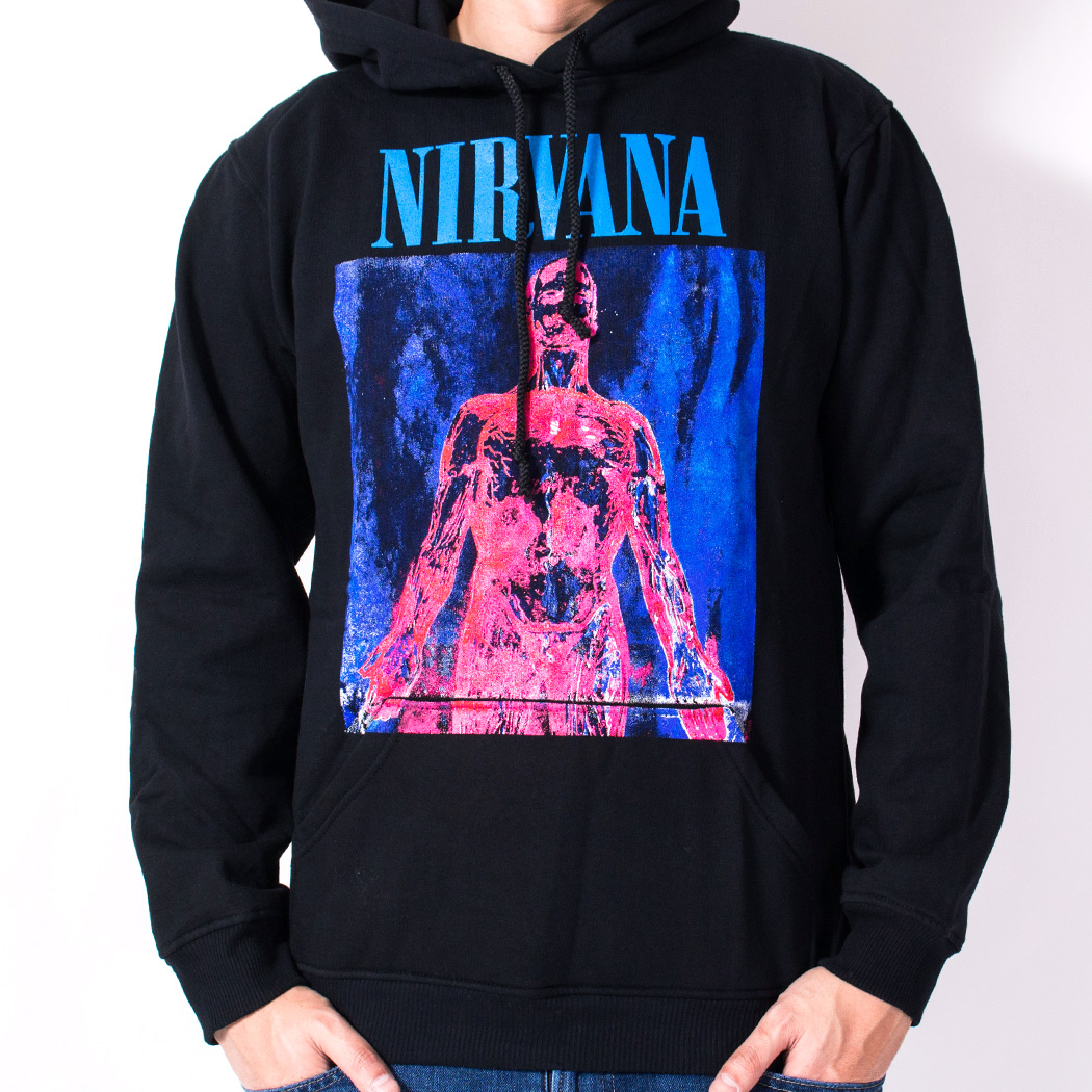 プルオーバー ロックパーカー Nirvana ニルヴァーナ SLIVER (バックプリントなし) ap3-0005