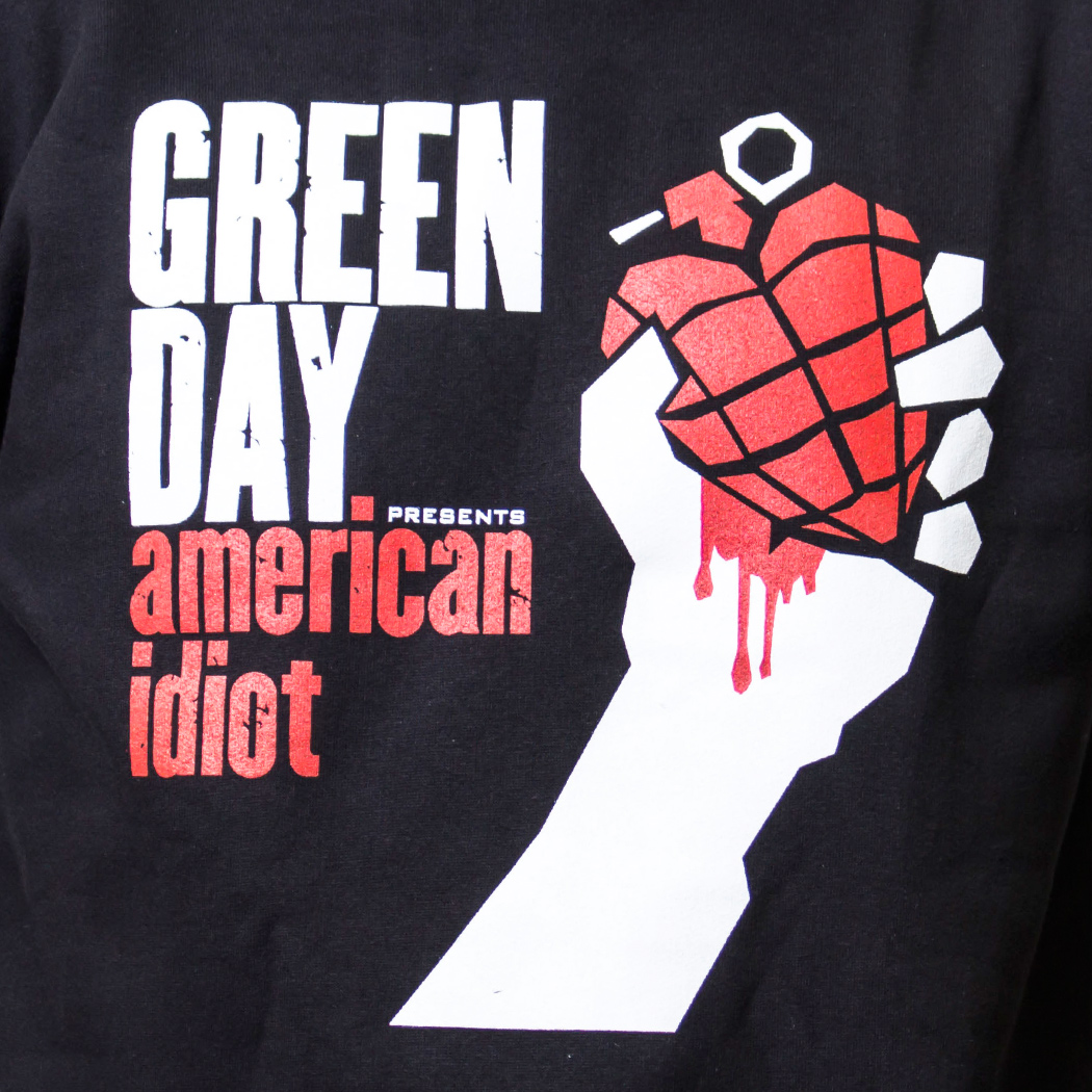 プルオーバー ロックパーカー Green Day グリーン デイ American Idiot