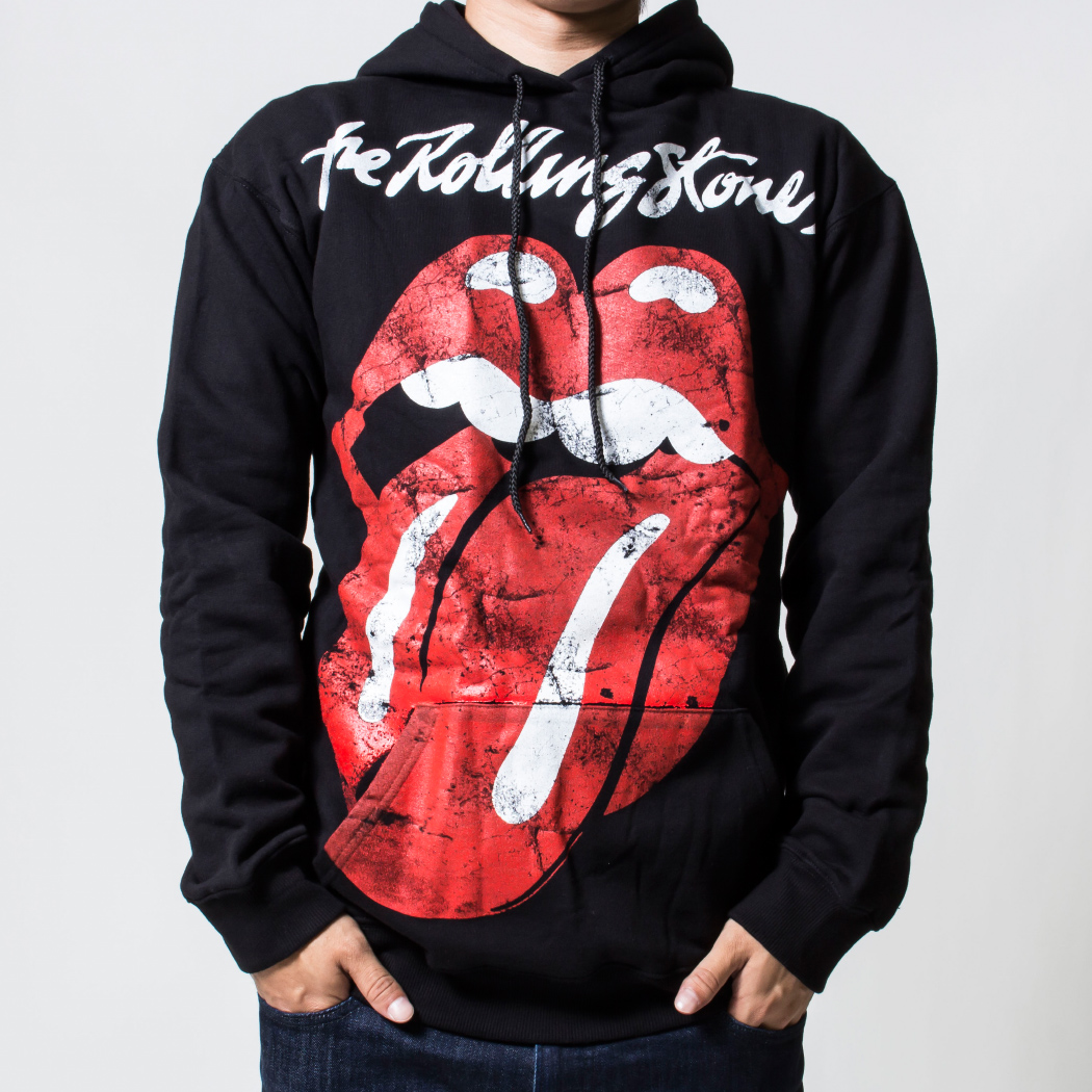 プルオーバー ロックパーカー The Rolling Stones ザ ローリング ストーンズ tongue ダメージベロ gtp-0038