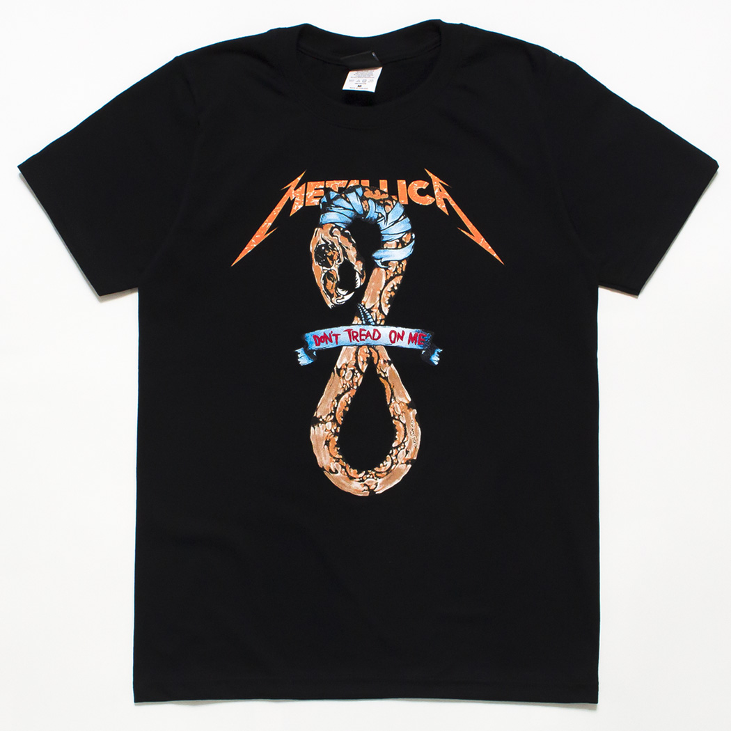 ロックTシャツ Metallica メタリカ DON'T TREAD ON ME ag3-0006