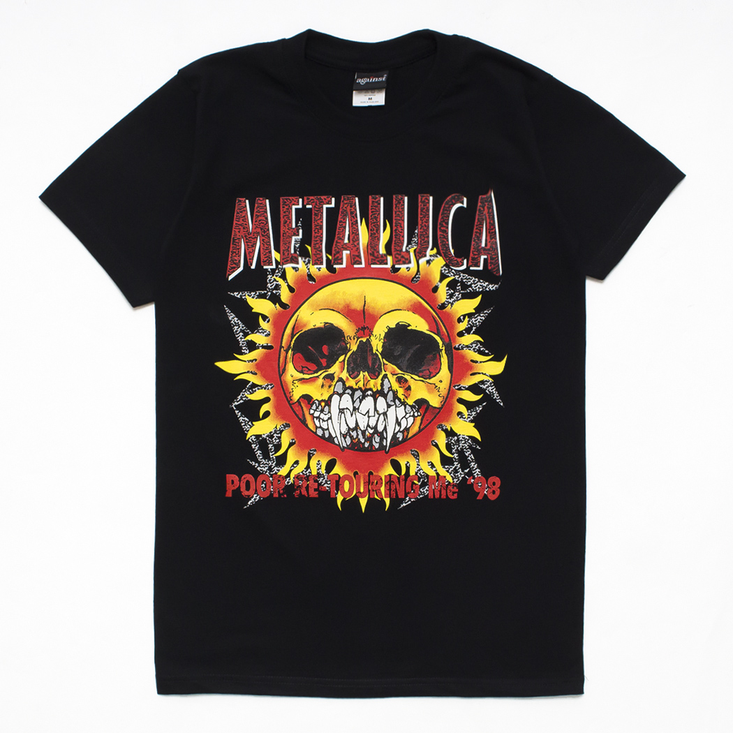 ロックTシャツ METALLICA メタリカ POOR RE-TOURING Me'98 ag3-0014