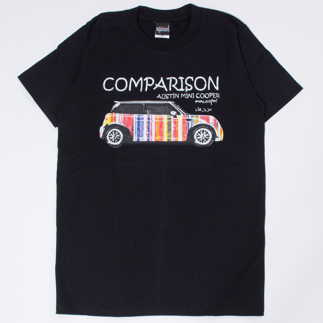 ロックTシャツ Austin Mini Cooper ミニクーパー COMPARISON agt-0006