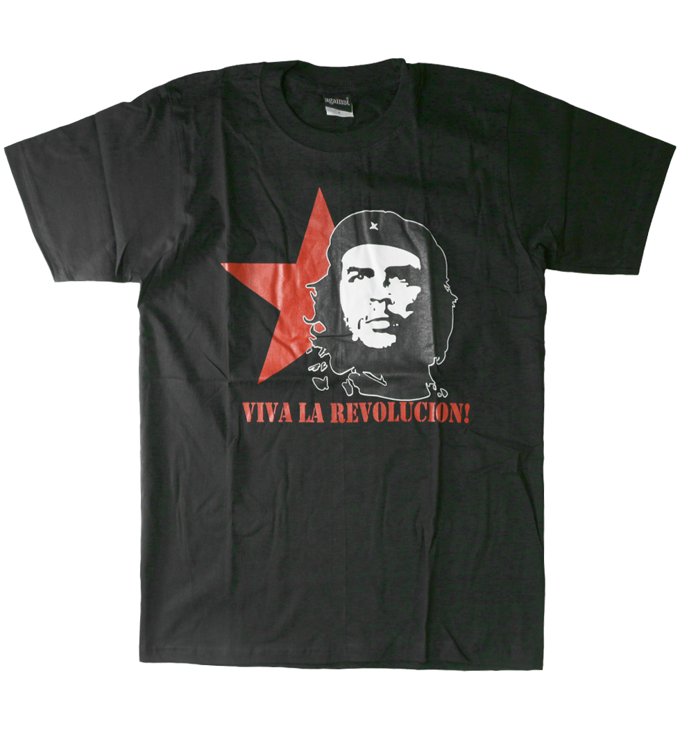プリントTシャツ Che Guevara チェ ゲバラ Viva La Revolution メンズ/レディース/半袖/おもしろ/おしゃれ agt-0026