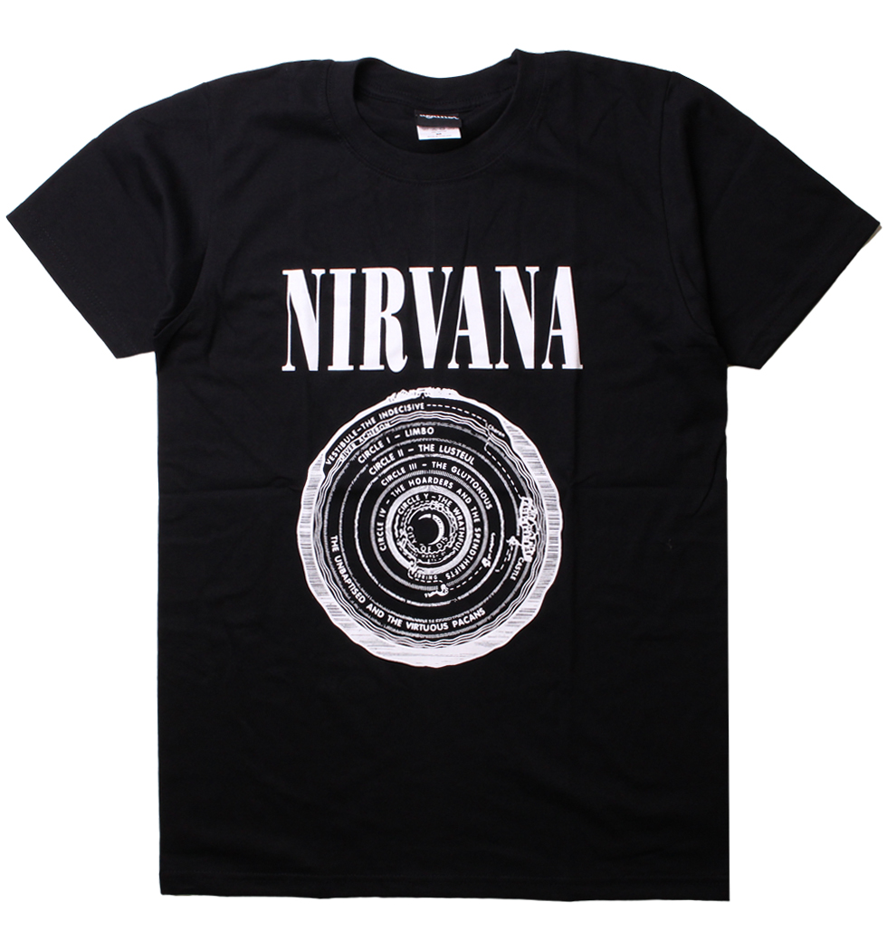 ロックTシャツ Nirvana ニルヴァーナ サークルロゴ