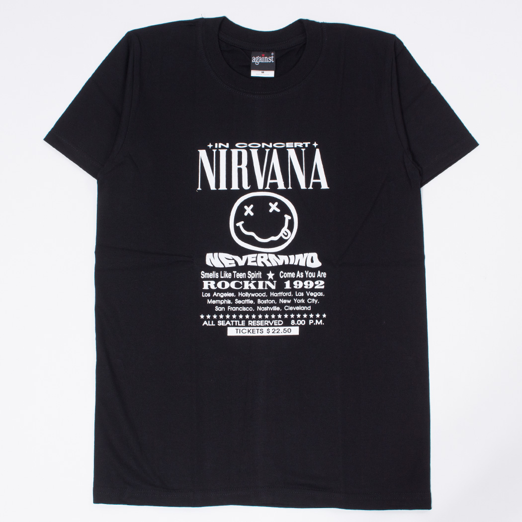 ロックTシャツ Nirvana ニルヴァーナ IN CONCERT agt-0109