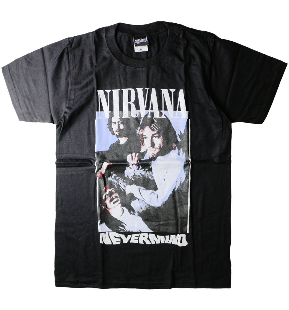 ロックTシャツ Nirvana ニルヴァーナ Nevermind メンバーフォト agt-0111