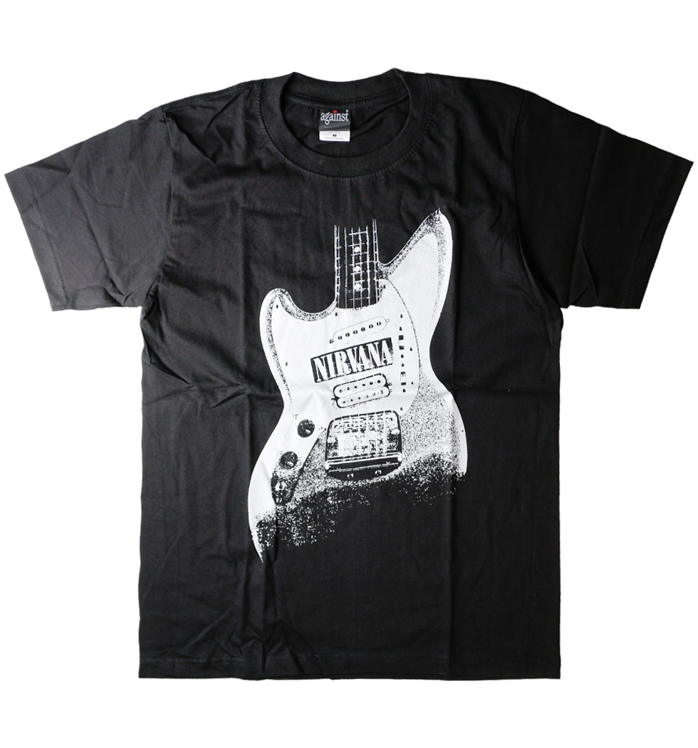 ロックTシャツ Nirvana ニルヴァーナ ギター agt-0112
