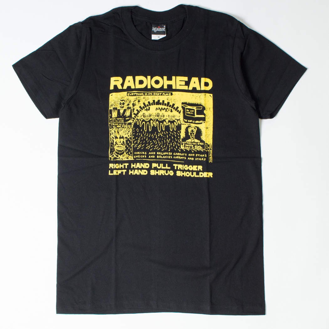 ロックTシャツ Radiohead レディオヘッド Everything In Its Right Place agt-0138