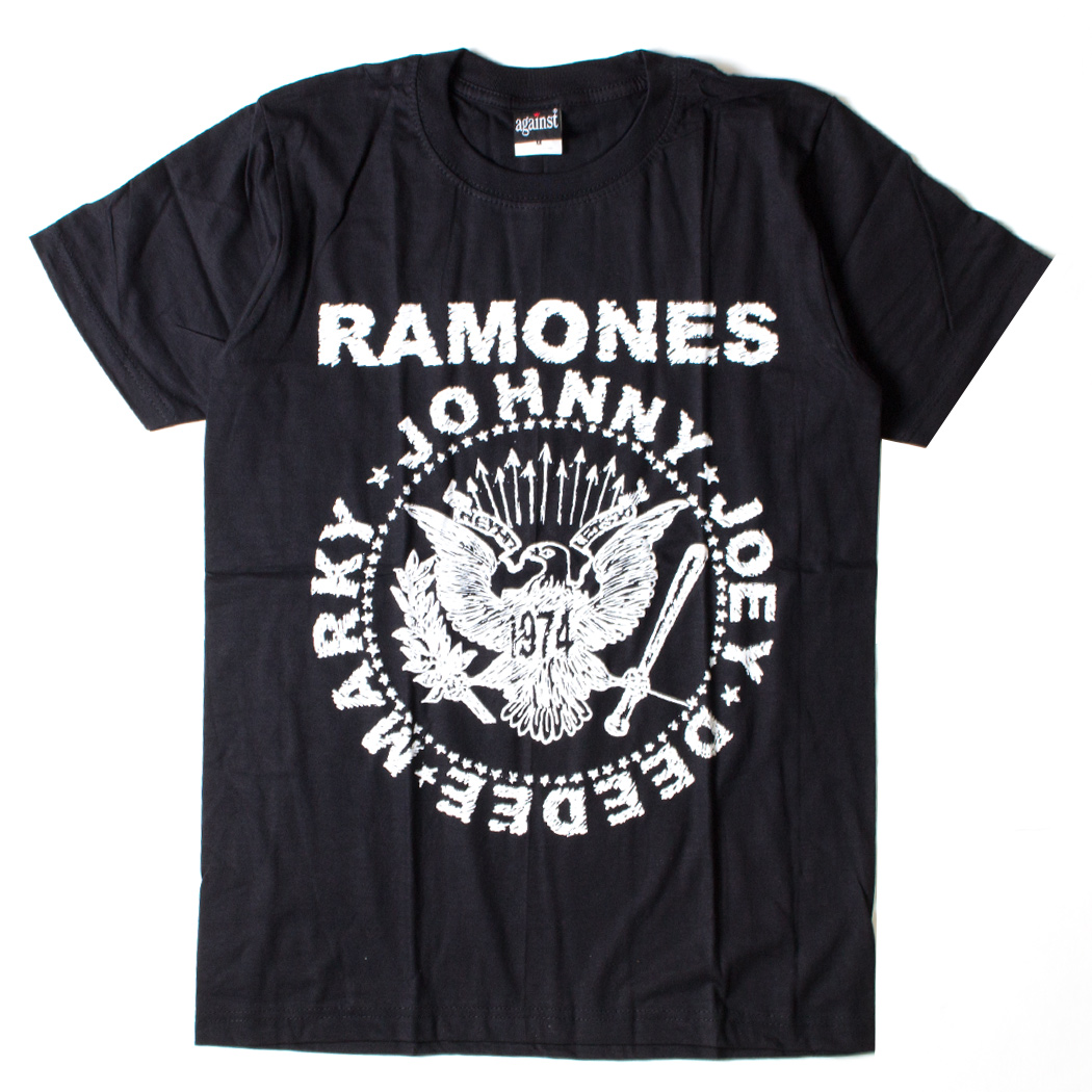 ロックTシャツ Ramones ラモーンズ ロゴ agt-0140