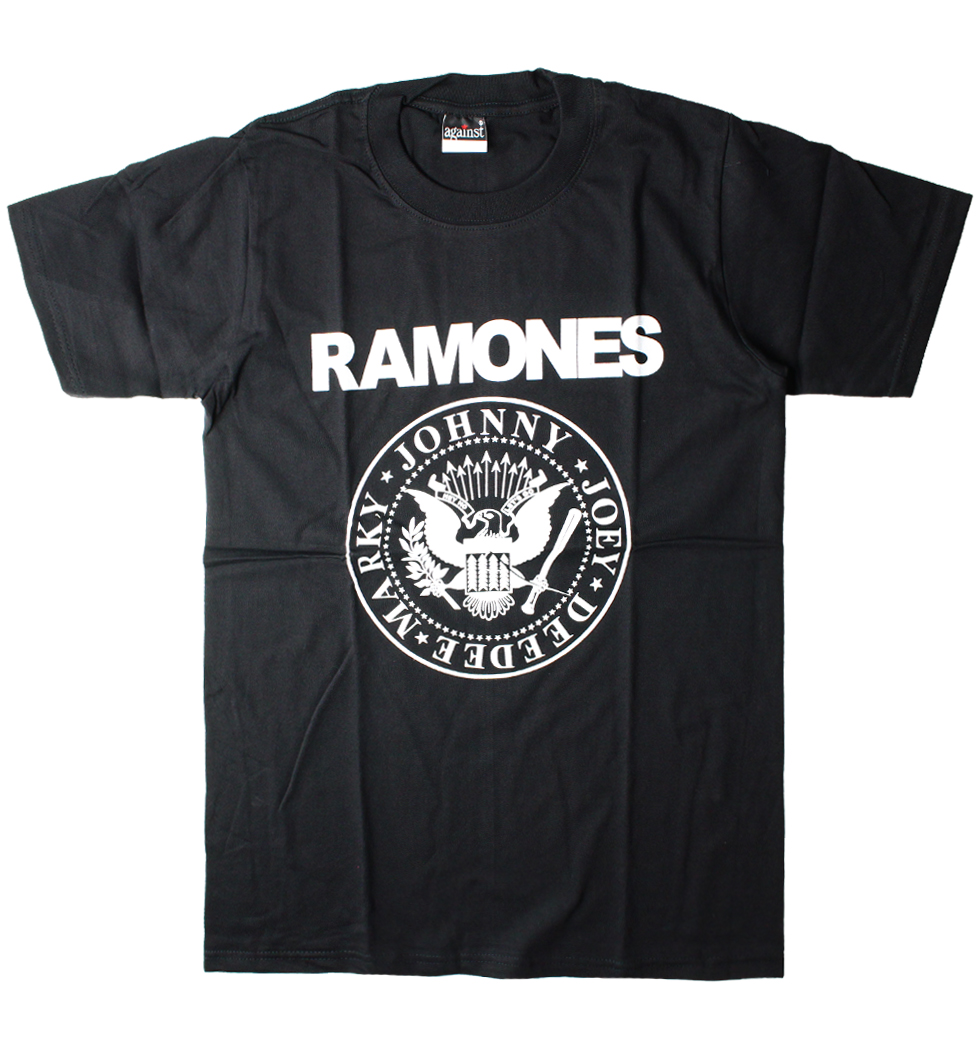 ロックTシャツ Ramones ラモーンズ ロゴ agt-0141