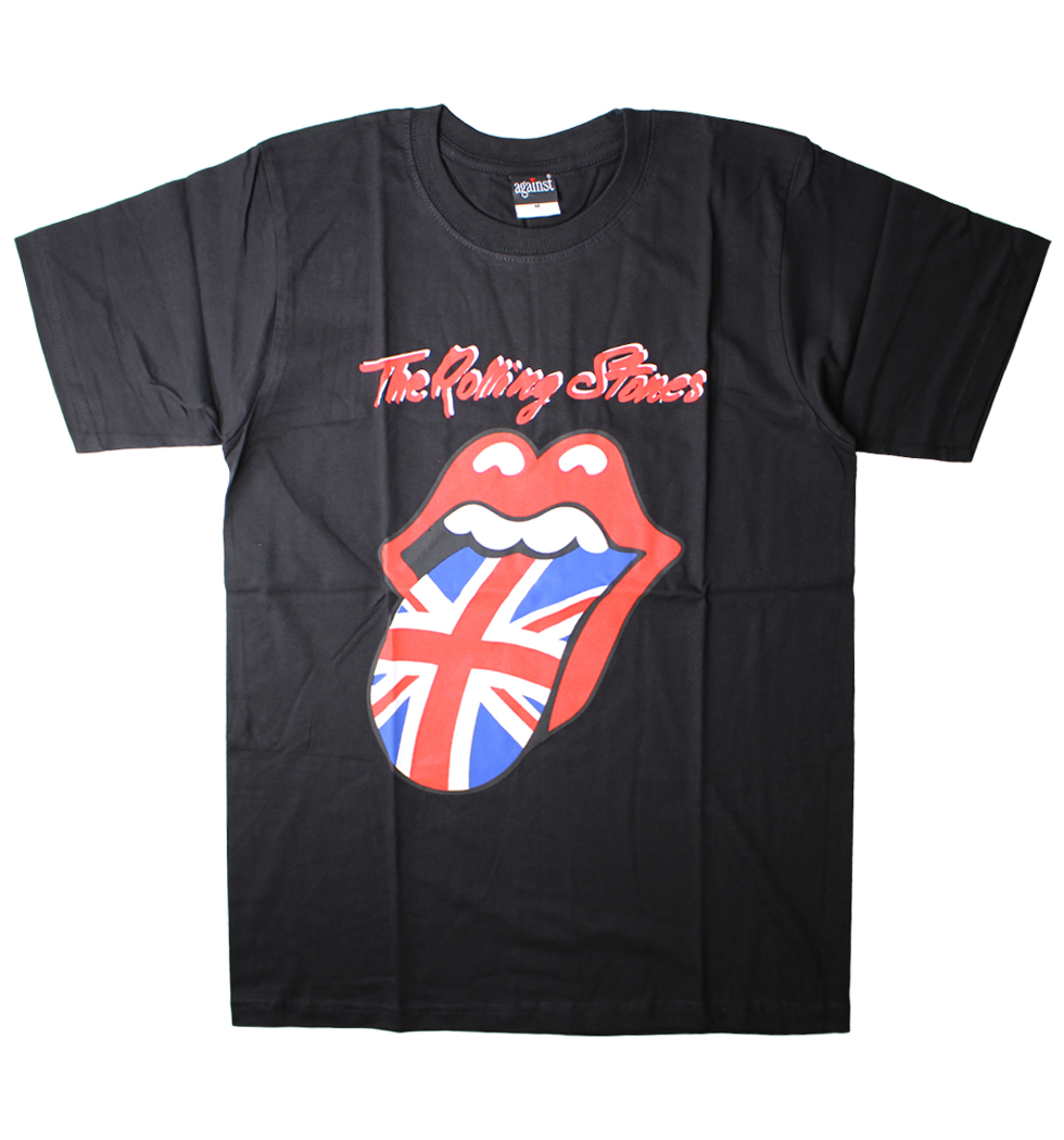 ロックTシャツ The Rolling Stones ザ ローリング ストーンズ ユニオンジャックベロ agt-0161