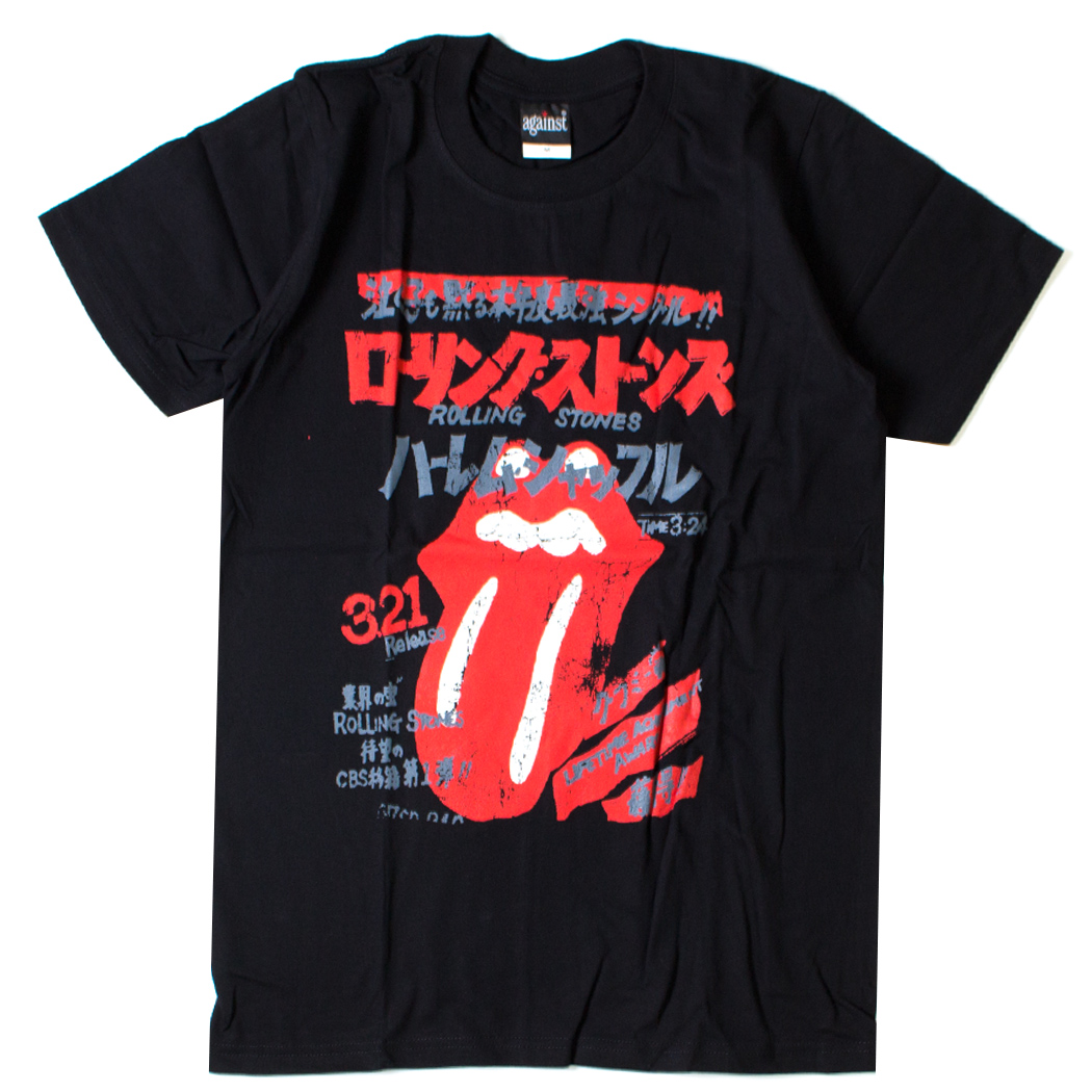 ロックTシャツ The Rolling Stones ザ ローリング ストーンズ ベロ ハーレムシャッフル agt-0164