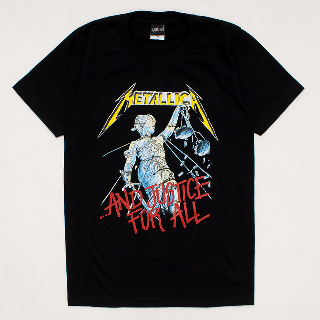 ロックTシャツ Metallica メタリカ "And Justice for All" agt-0286