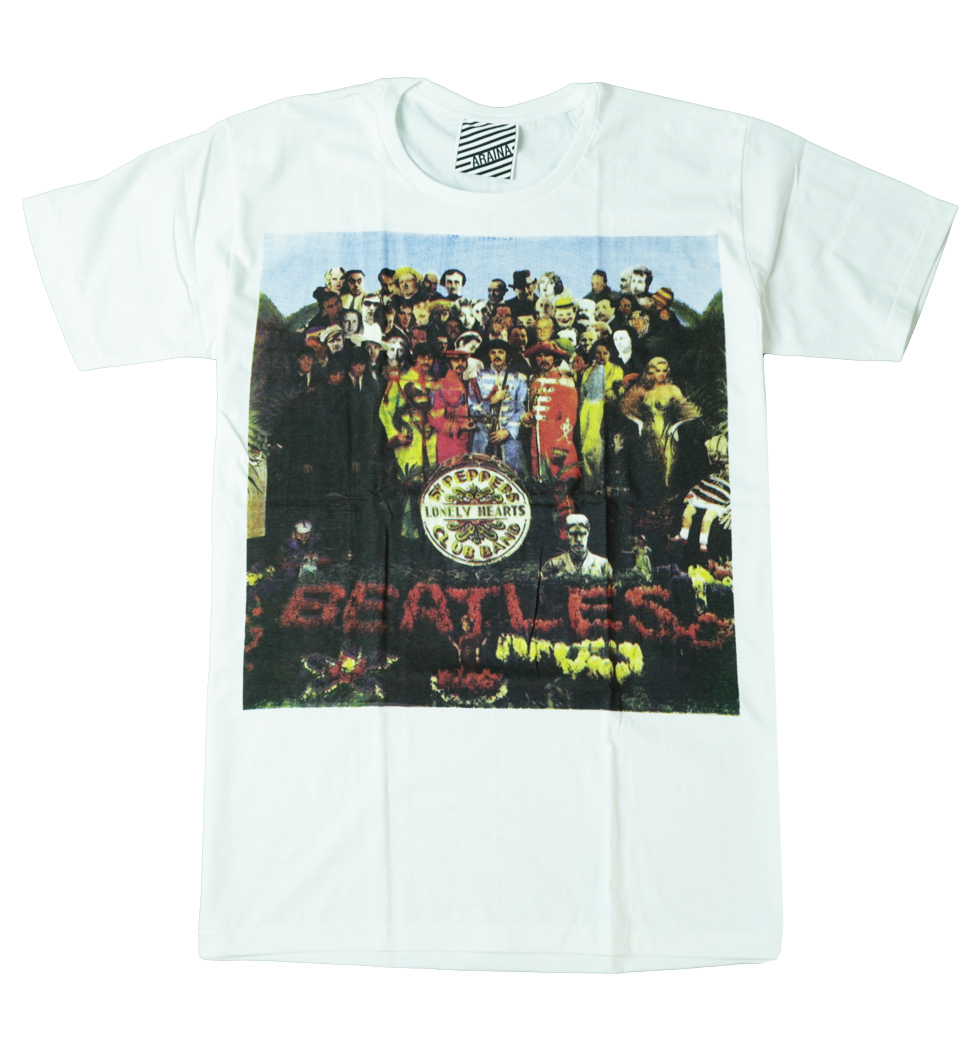 プリントTシャツ The Beatles ザ ビートルズ Sgt Peppers Lonely Hearts Club Band メンズ/レディース/半袖/おしゃれ ara-0021