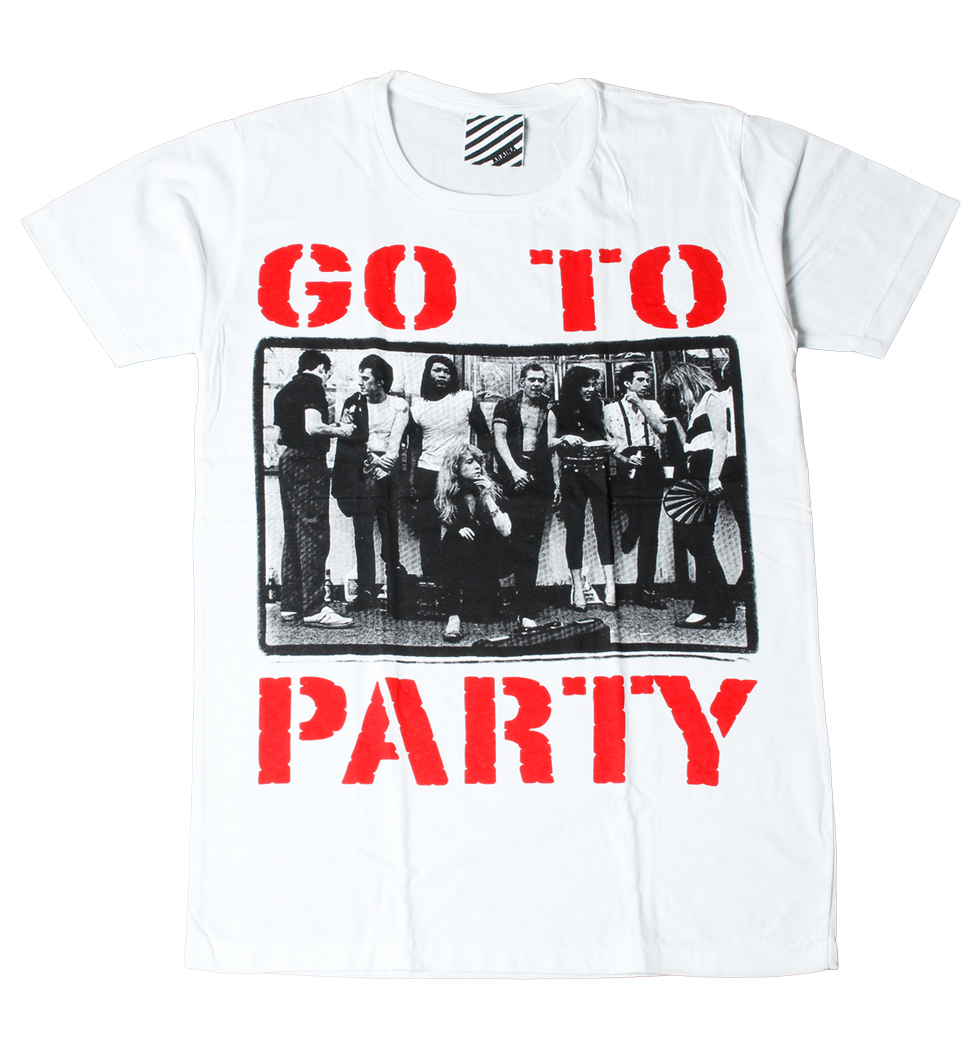 プリントTシャツ Go To Party メンズ/レディース/半袖/おもしろ/おしゃれ ara-0115