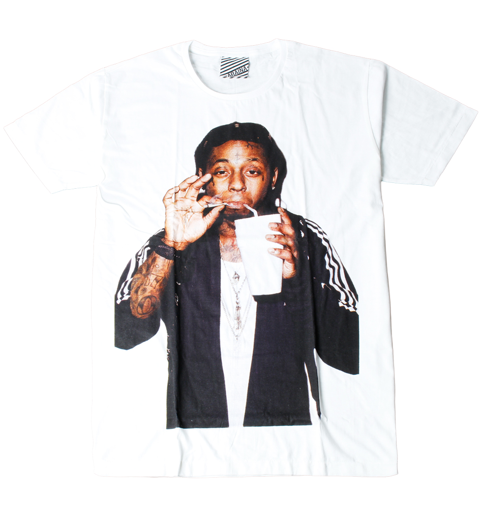 プリントTシャツ Lil Wayne メンズ/レディース/半袖/おもしろ/おしゃれ ara-0163