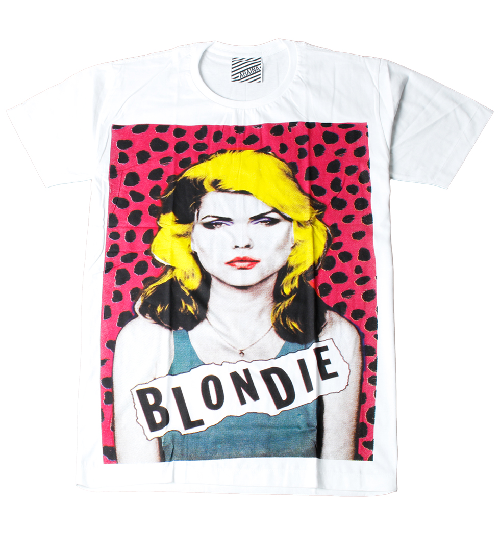 プリントTシャツ Blondie メンズ/レディース/半袖/おもしろ/おしゃれ ara-0165