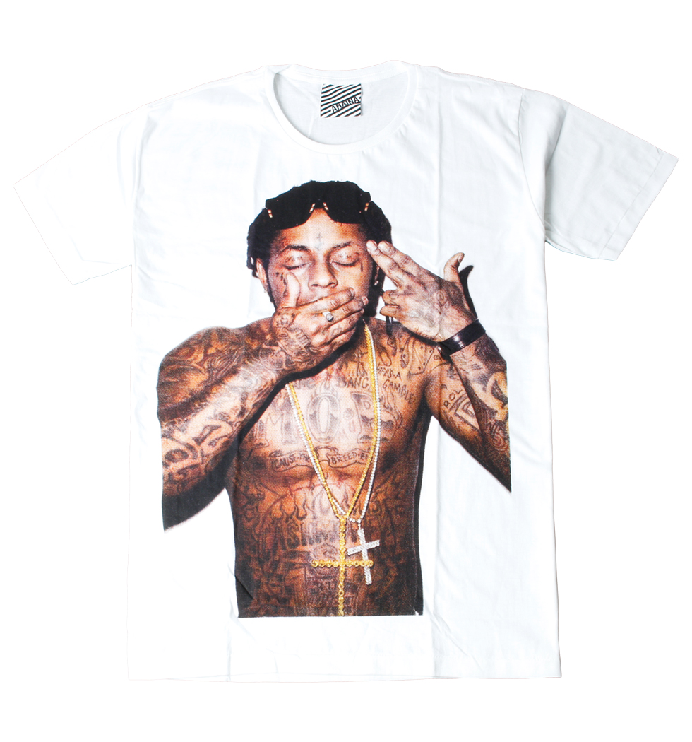 プリントTシャツ Lil Wayne メンズ/レディース/半袖/おもしろ/おしゃれ ara-0174