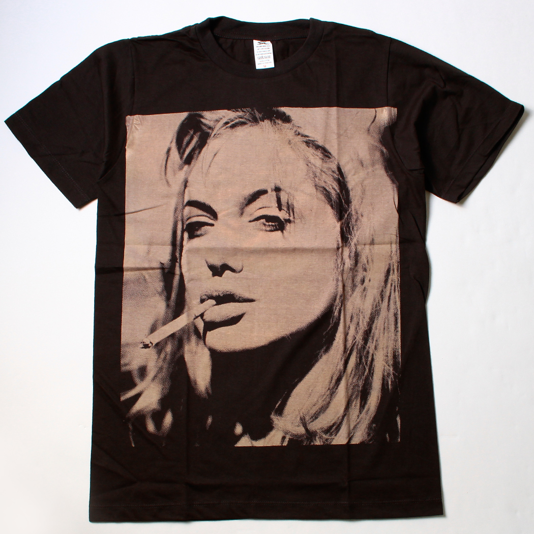 ヴィンテージ風 ロックTシャツ Angelina Jolie アンジェリーナ ジョリー Smoking brt-0017