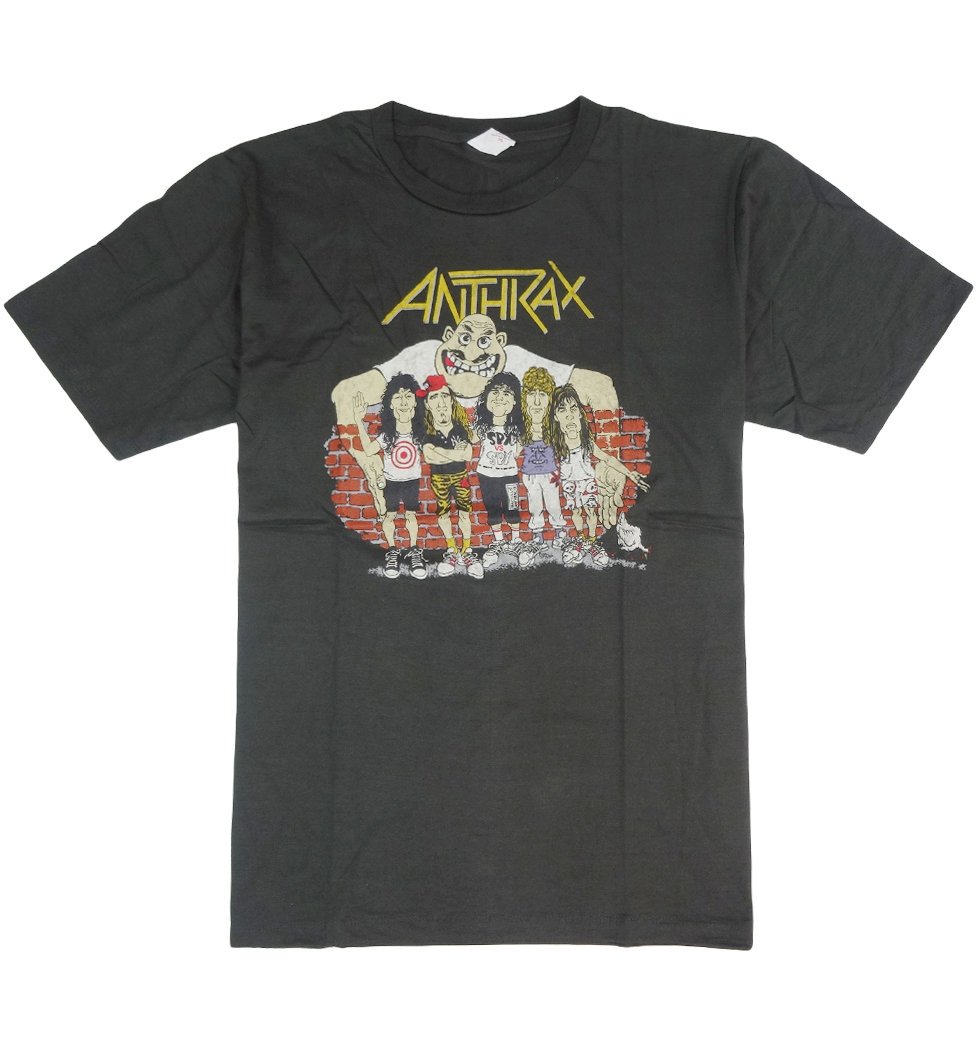 ヴィンテージ風 ロックTシャツ Anthrax アンスラックス brt-0018