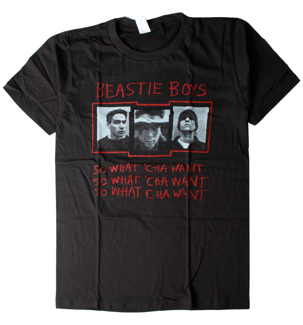 ヴィンテージ風 ロックTシャツ Beasite Boys ビースティ ボーイズ SO WHAT’CHA WANT brt-0022