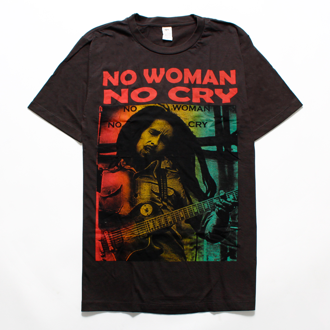 ヴィンテージ風 ロックTシャツ Bob Marley ボブ マーリー NO WOMAN NO CRY brt-0051