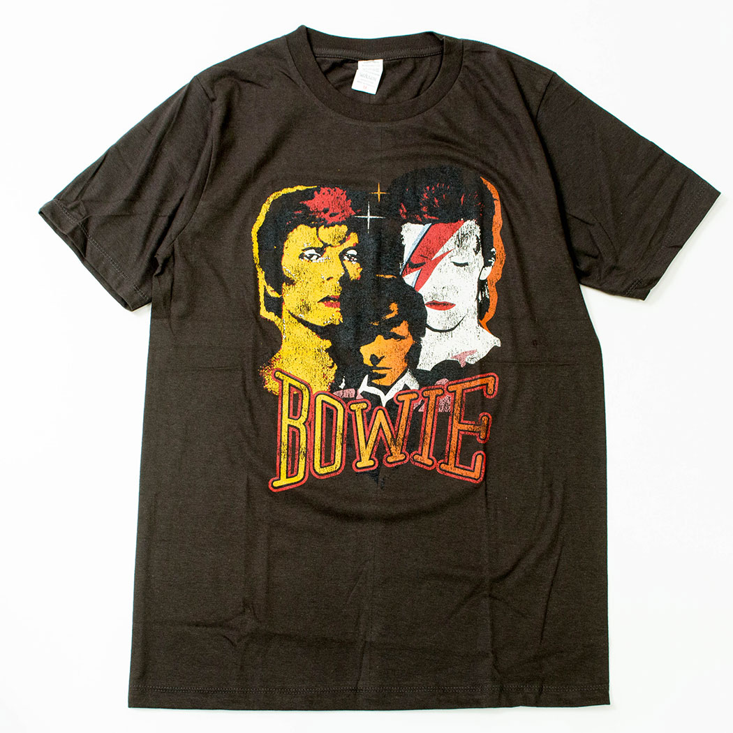 ヴィンテージ風 ロックTシャツ David Bowie デヴィッド ボウイ brt-0057