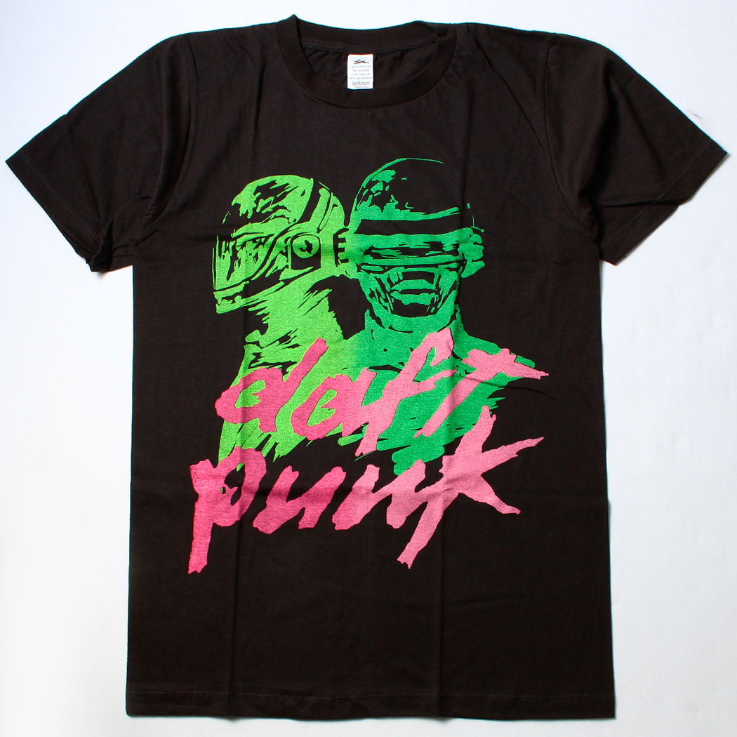 ヴィンテージ風 ロックTシャツ Daft Punk ダフト パンク brt-0072