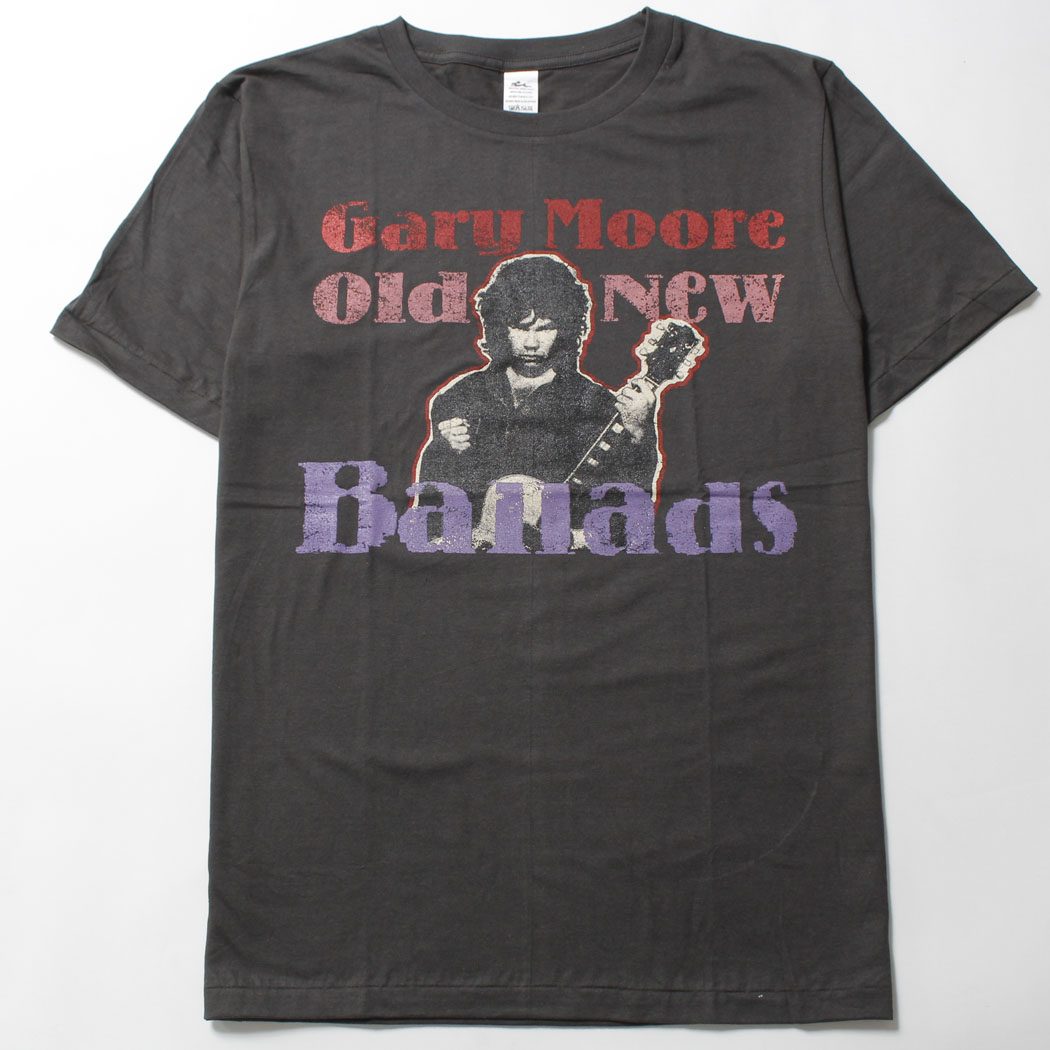 ヴィンテージ風 ロックTシャツ Gary Moore ゲイリー ムーア Old New Ballads Blues brt-0096