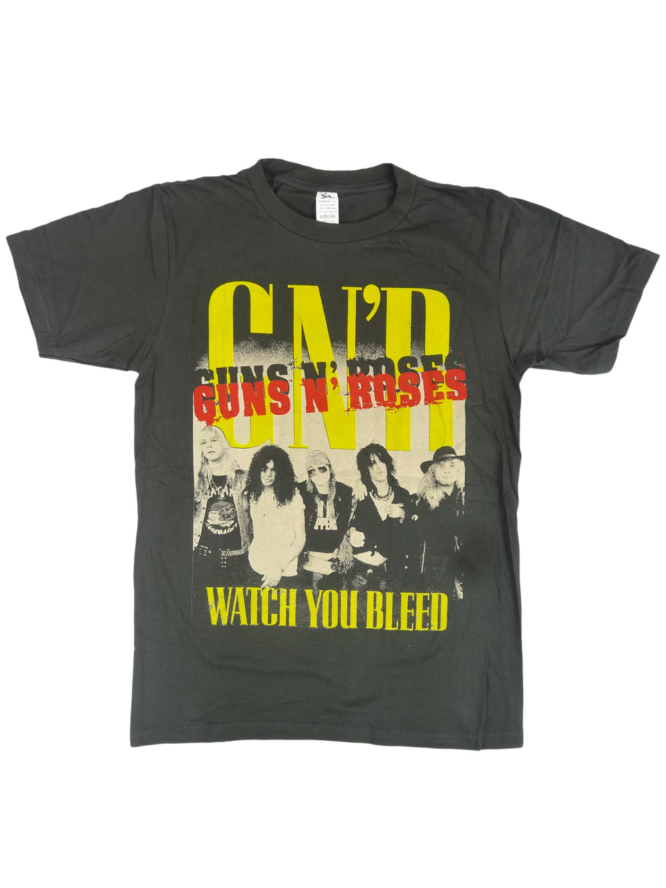 ヴィンテージ風 ロックTシャツ Guns N' Roses ガンズ アンド ローゼズ WATCH YOU BLEED brt-0109