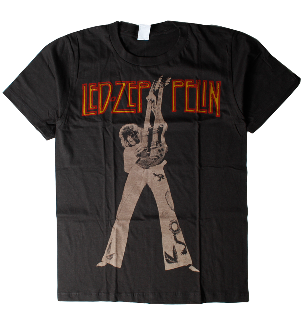 ヴィンテージ風 ロックTシャツ Led Zeppelin レッド ツェッペリン brt-0153