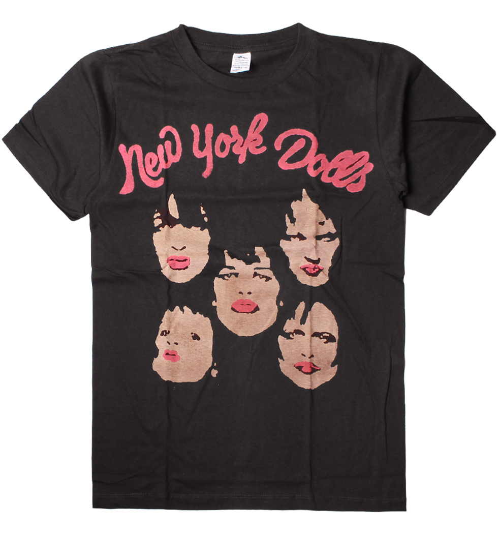ヴィンテージ風 ロックTシャツ New York Dolls ニューヨーク ドールズ brt-0195