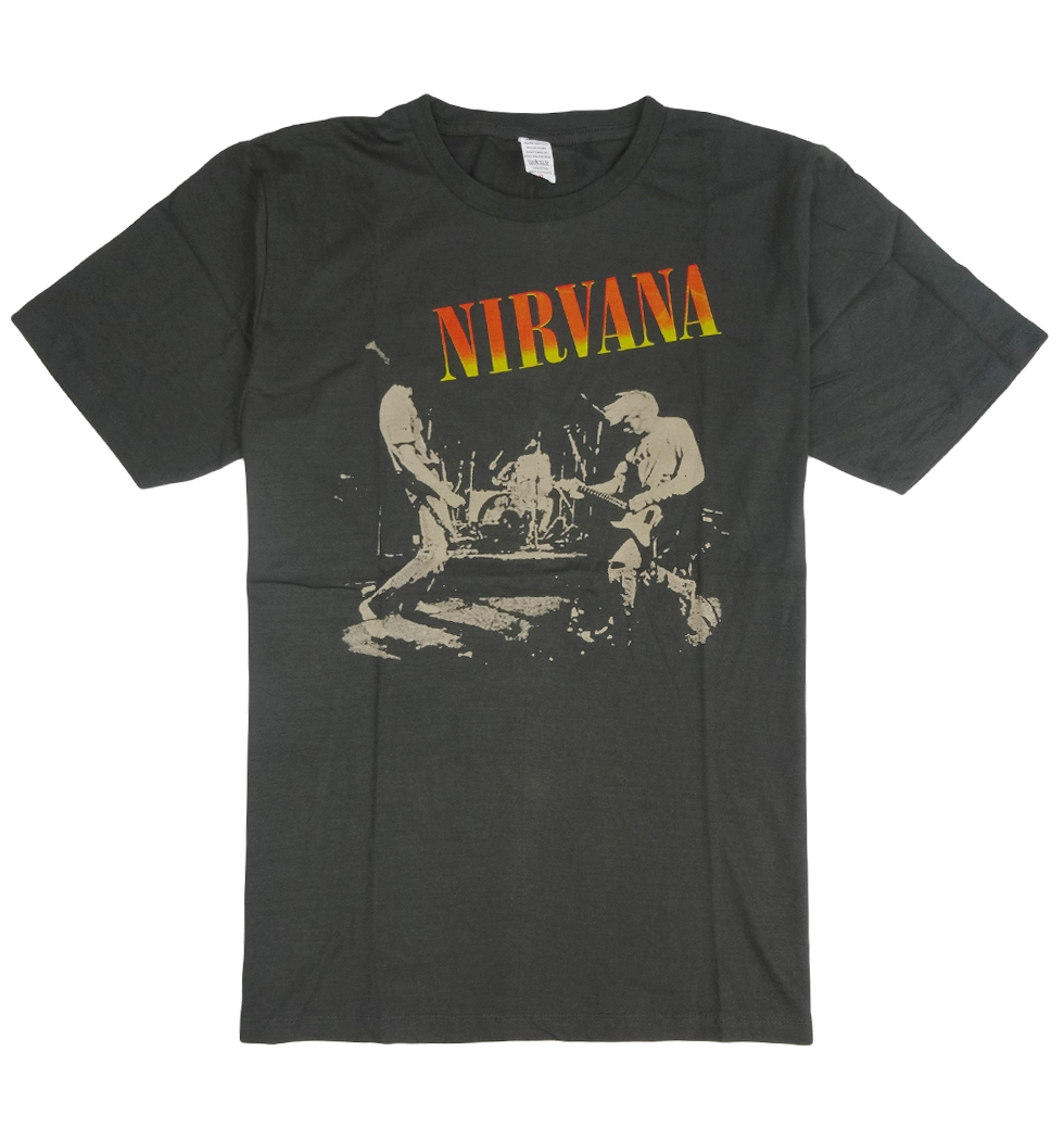 ヴィンテージ風 ロックTシャツ Nirvana ニルヴァーナ brt-0199