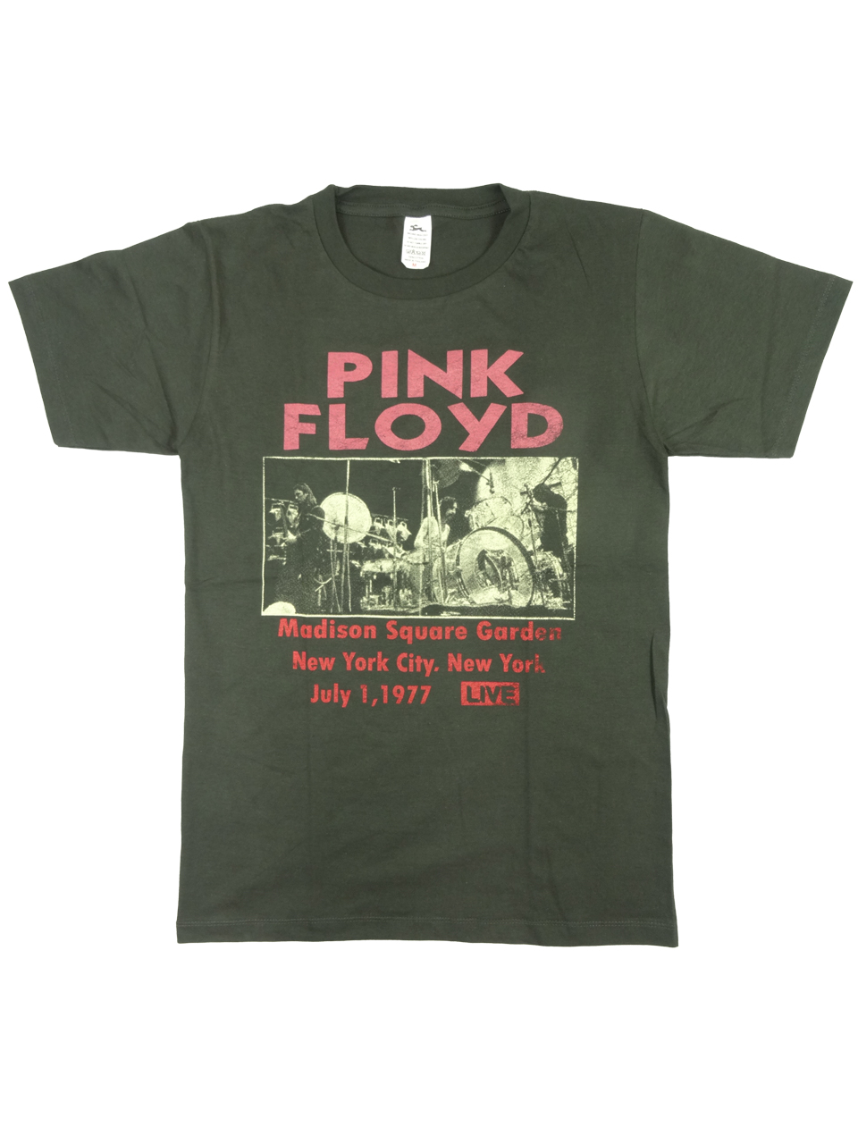 ヴィンテージ風ロックTシャツ Pink Floyd ピンク フロイド Madison Square Garden Live 1977 brt-0222