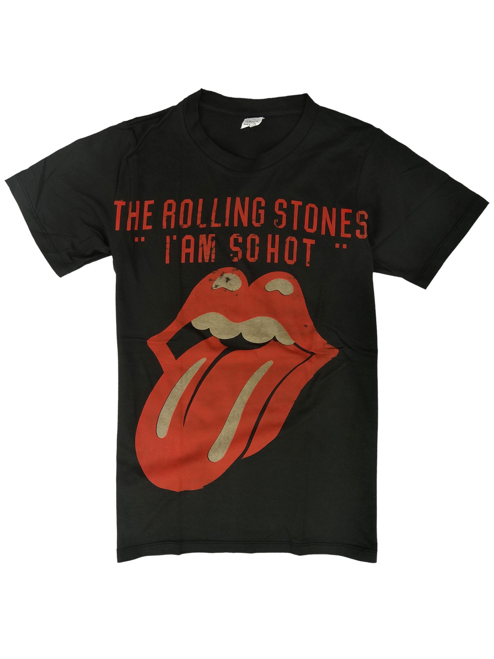 ヴィンテージ風 ロックTシャツ The Rolling Stones ザ ローリング ストーンズ I AM SO HOT brt-0256
