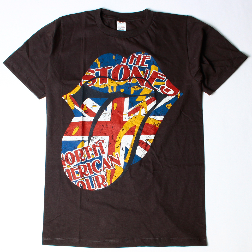 ヴィンテージ風 ロックTシャツ The Rolling Stones ザ ローリング ストーンズ North American Tour brt-0259