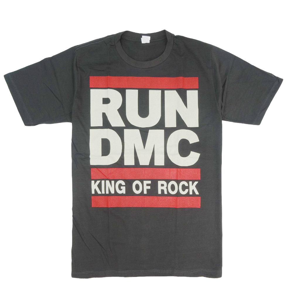 ヴィンテージ風 ロックTシャツ RUN DMC ラン ディーエムシー King Of Rock brt-0276