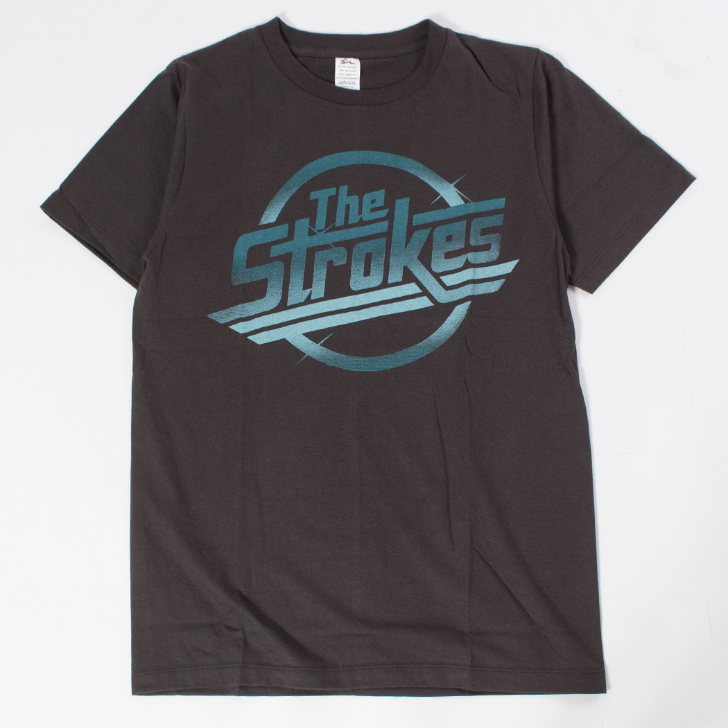 ヴィンテージ風 ロックTシャツ The Strokes ザ ストロークス エンブレム brt-0317