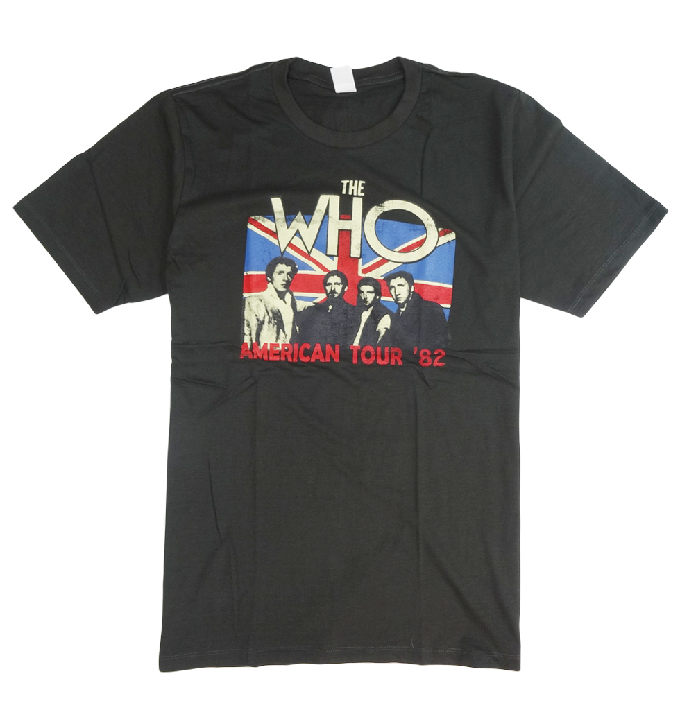 ヴィンテージ風 ロックTシャツ The Who ザ フー American Tour '82 brt-0329