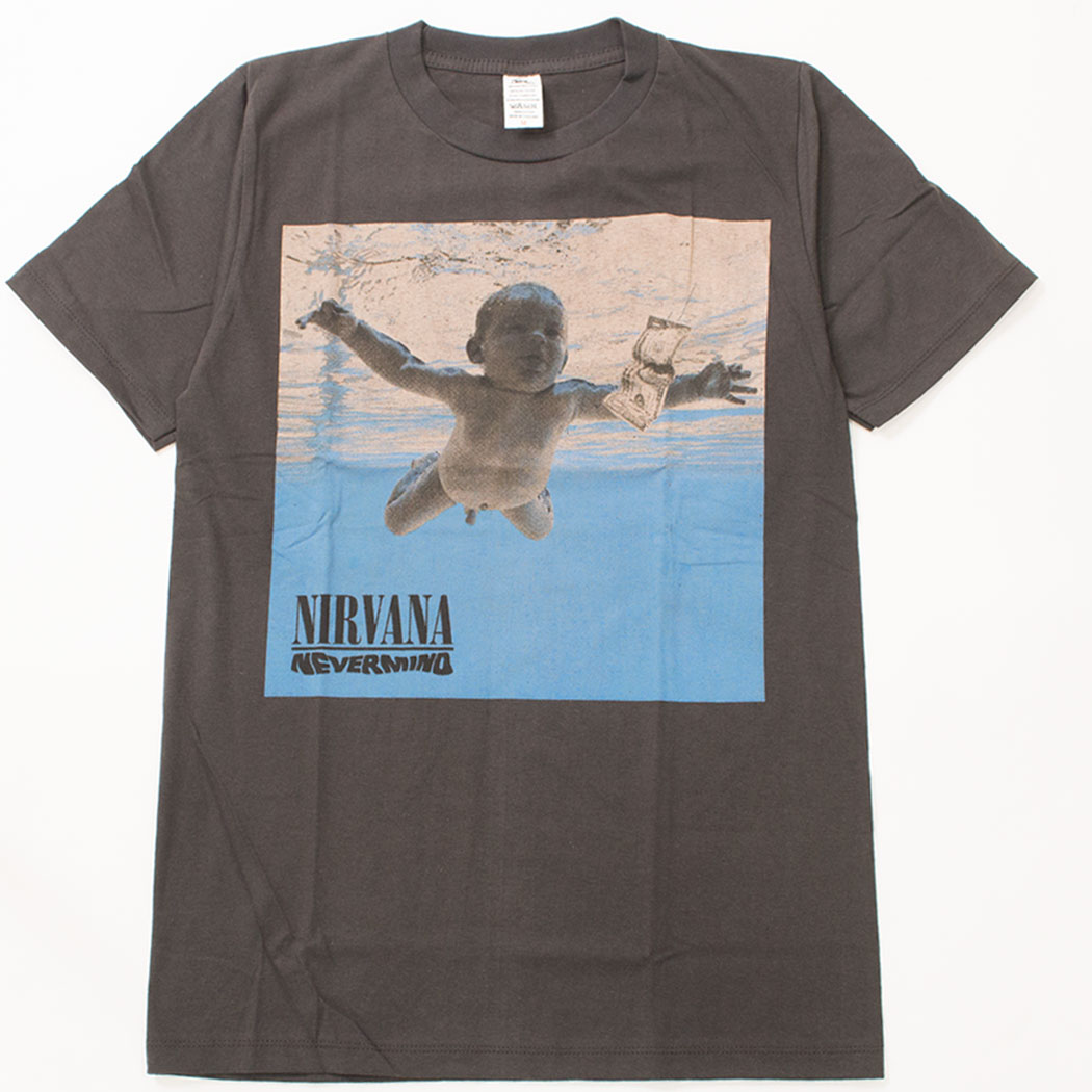 ヴィンテージ風 ロックTシャツ Nirvana ニルヴァーナ Nevermind brt-0357