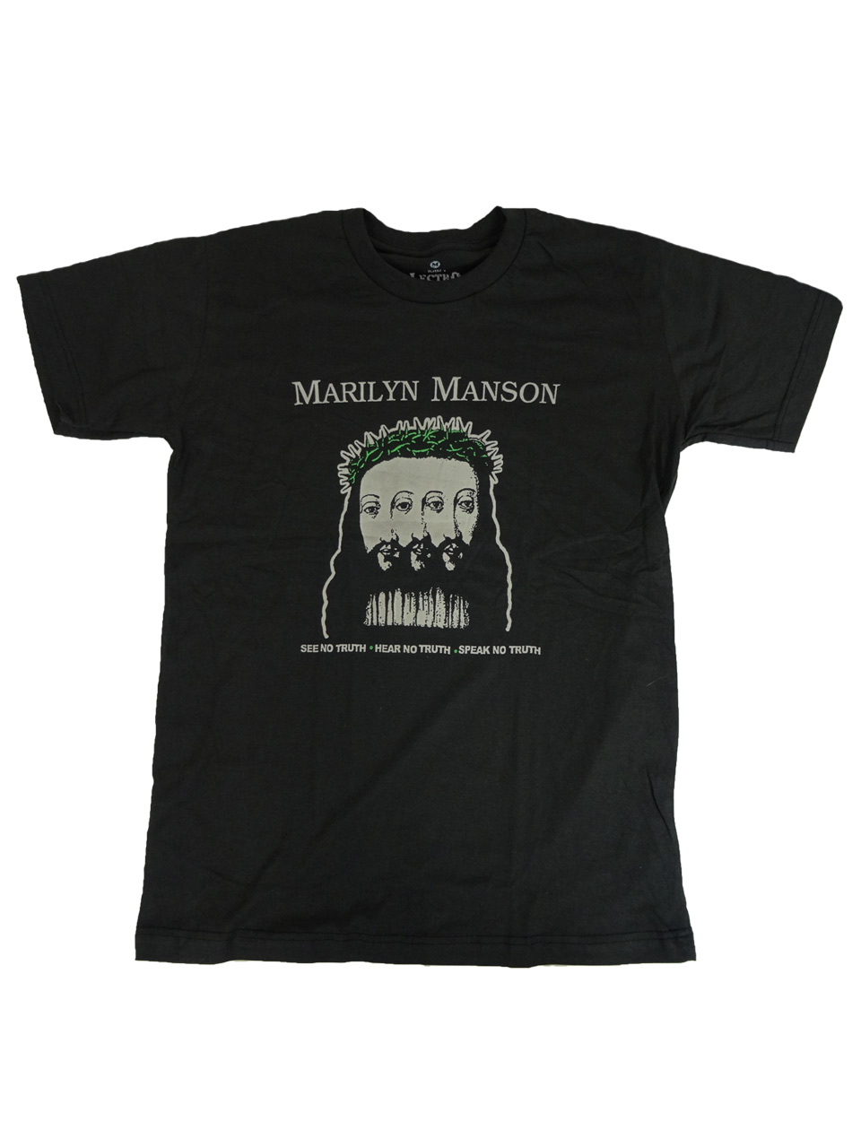 ロックTシャツ Marilyn Manson マリリン マンソン See No Truth Hear No Truth Speak No Truth ebi-0153