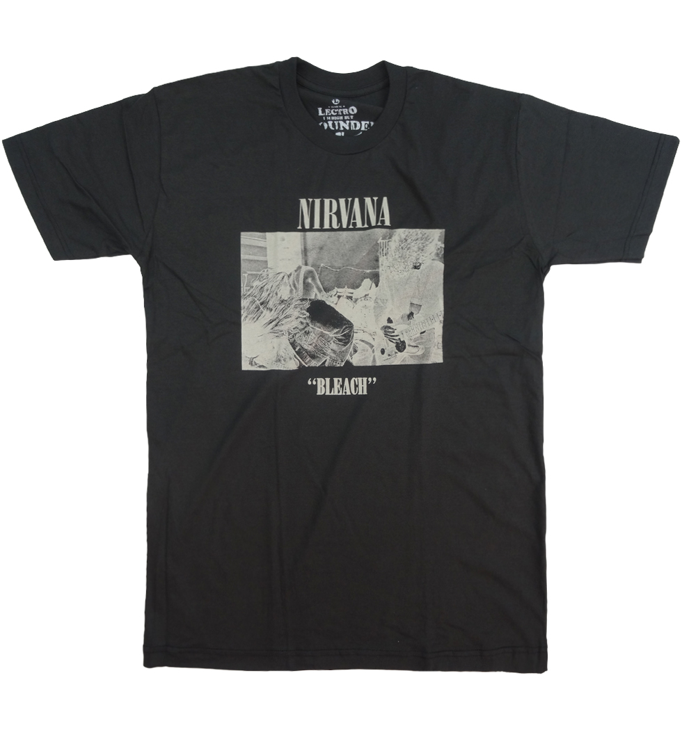 ロックTシャツ Nirvana ニルヴァーナ Bleach ebi-0186