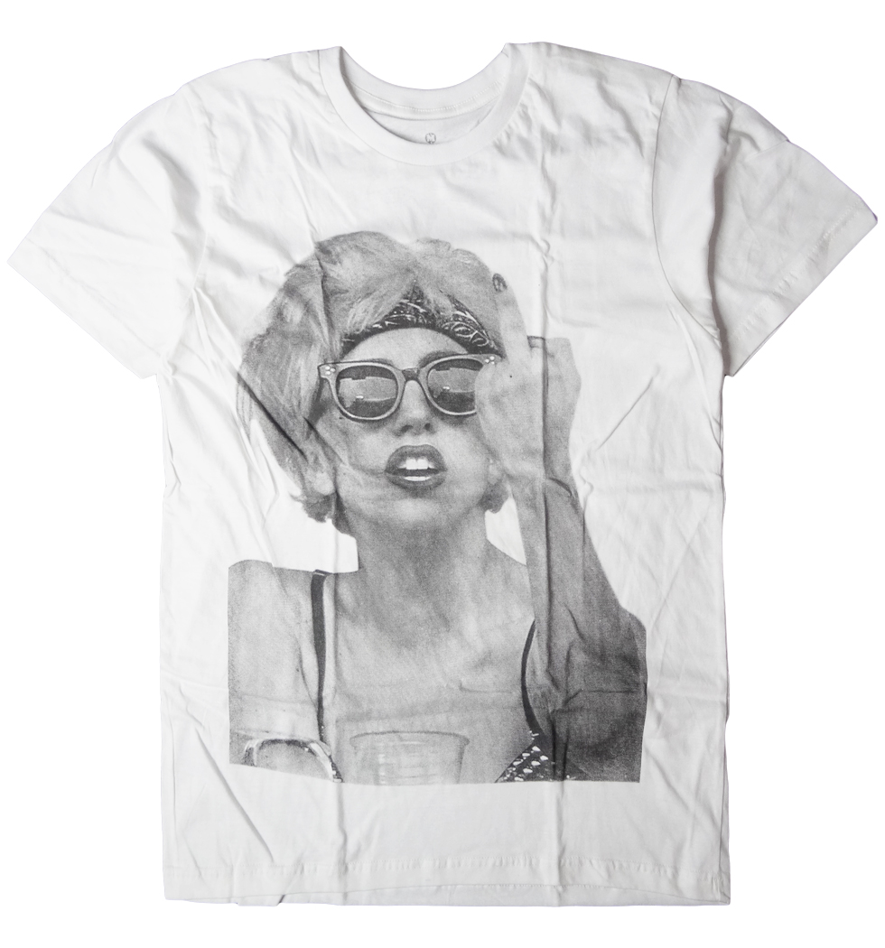 ロックTシャツ Lady Gaga レディー ガガ サングラス ebi-0237