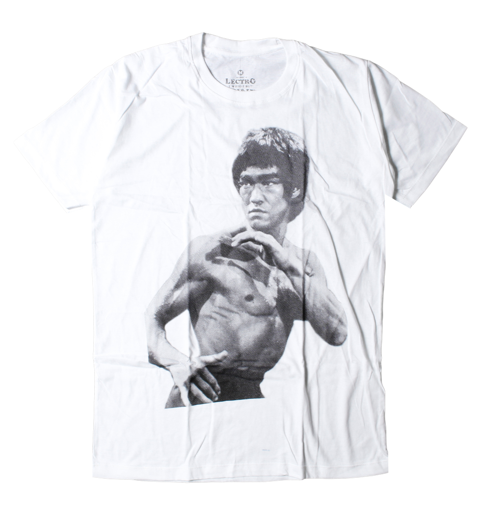 ロックTシャツ Bruce Lee ブルース リー 燃えよドラゴン モノクロ ebi-0289